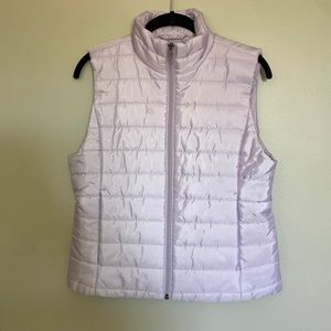 Women’s lavender puffer vest